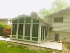 Patio Enclosure installation in North Olmsted Ohio by Fairview Home Improvement