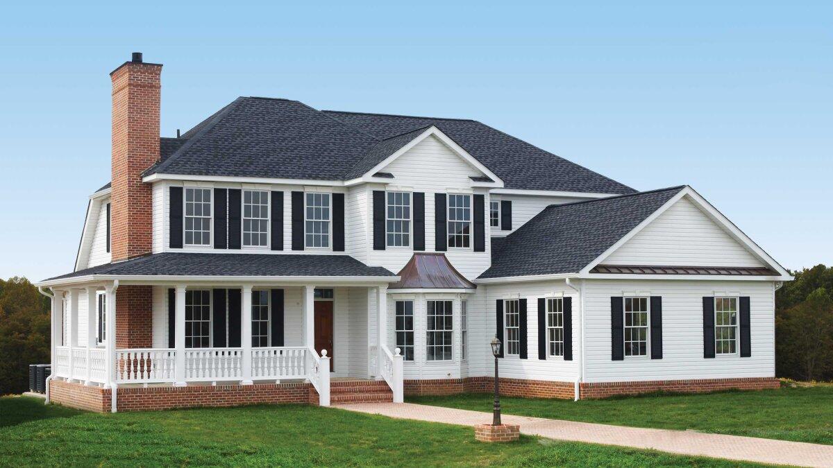 Shutters beautify a Cleveland, Ohio home