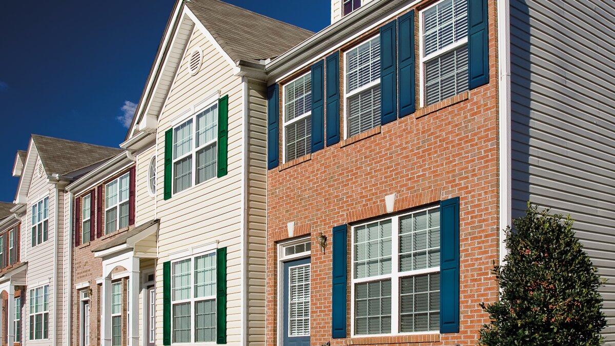Shutters beautify a Cleveland, Ohio home