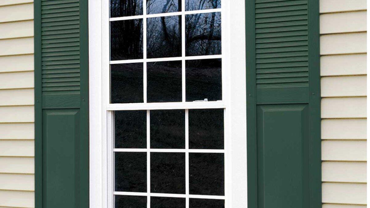 Shutters beautify a Cleveland, Ohio home