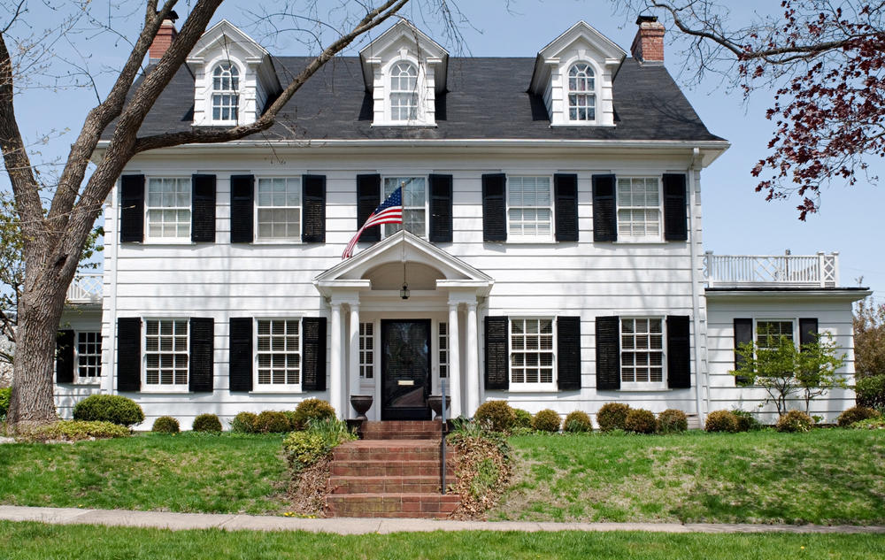 Shutters beautify a Cleveland, Ohio home. 