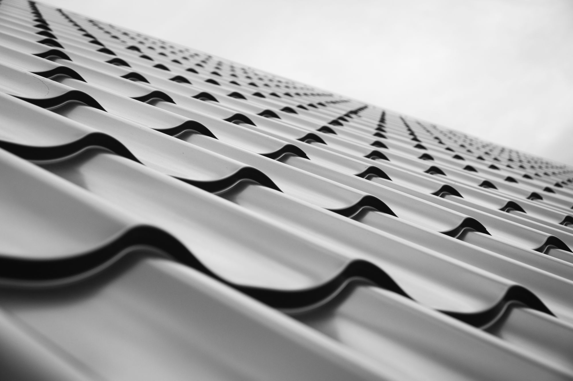 Grey Metal Roof On Contemporary Home