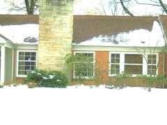 Multiple single hung replacement windows installed by Fairview Home Improvement in Cleveland, Ohio area