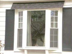 Bow replacement windows installed by Fairview Home Improvement in Cleveland, Ohio area