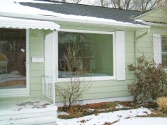 Picture replacement windows installed by Fairview Home Improvement in Cleveland, Ohio area