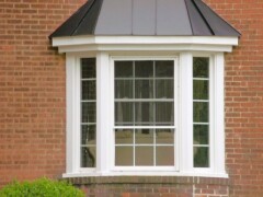 Bow replacement windows installed by Fairview Home Improvement in Cleveland, Ohio area