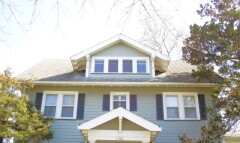 Multiple single hung replacement windows installed by Fairview Home Improvement in Cleveland, Ohio area