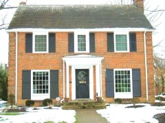 Multiple single hung replacement windows installed by Fairview Home Improvement in Cleveland, Ohio area