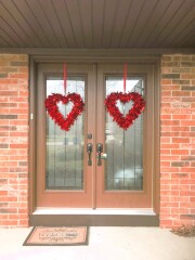 Window pane styled front door installation by Fairview Home Improvement in Cleveland, Ohio area