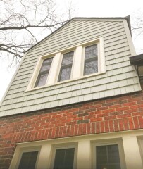 Shake siding installed by Fairview Home Improvement in Lakewood, Ohio